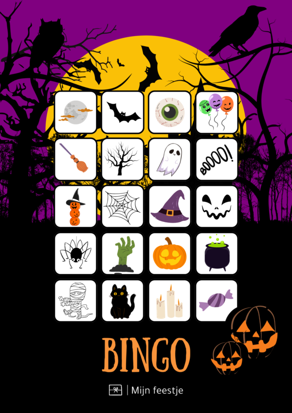 Halloween bingo